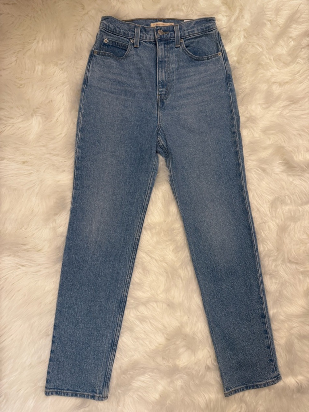 Levi’s 70s High Slim Straight Jeans Light Wash W25 Vintage Fit NEW Condition - Picture 2 of 13